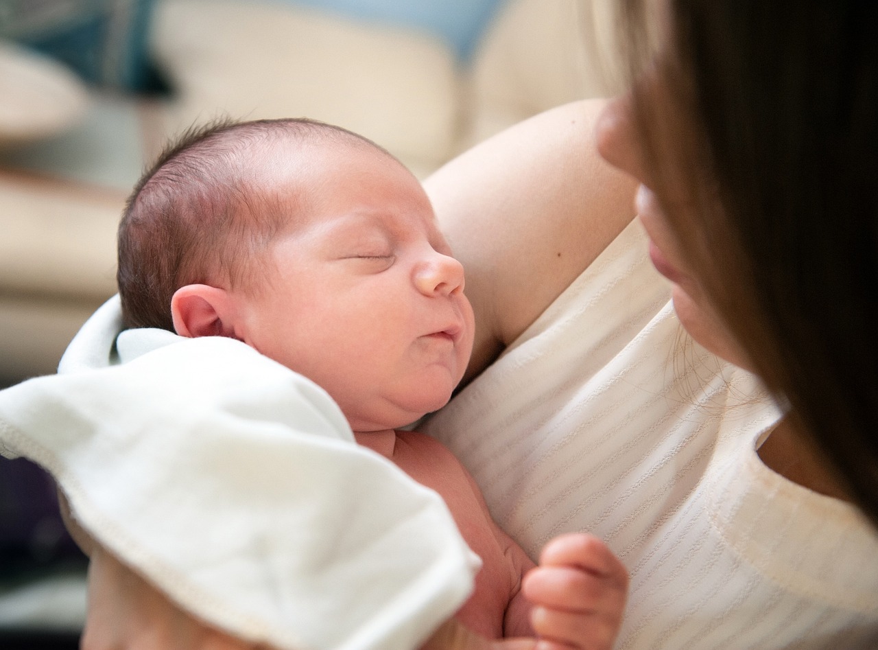 Mother and baby. Motherhood aspiration controversy continues births at lowest number since WW2