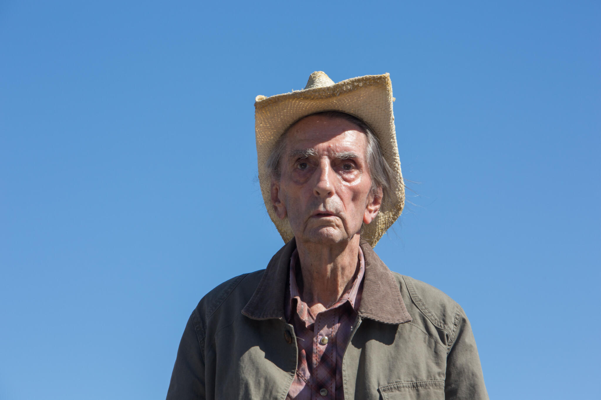 Harry Dean Stanton in director John Carroll Lynch's 2017 film "Lucky." (Courtesy Stefania Rosini/Magnolia Pictures)