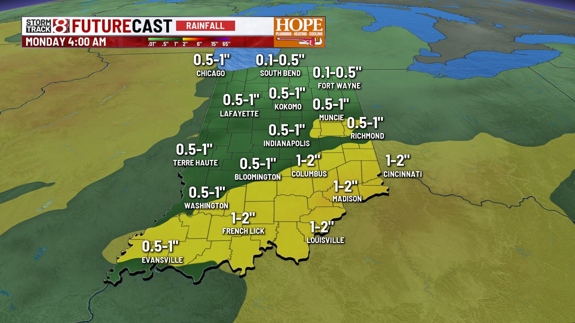 Central Indiana flooding risk grows as storm system nears - Indianapolis News | Indiana Weather | Indiana Traffic
