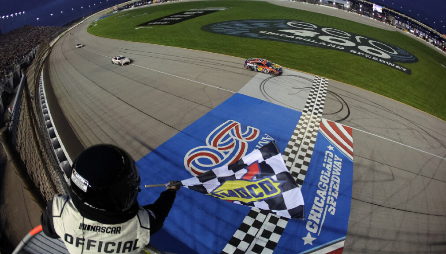 Chase Briscoe wins in NASCAR's return to Chicagoland Speedway