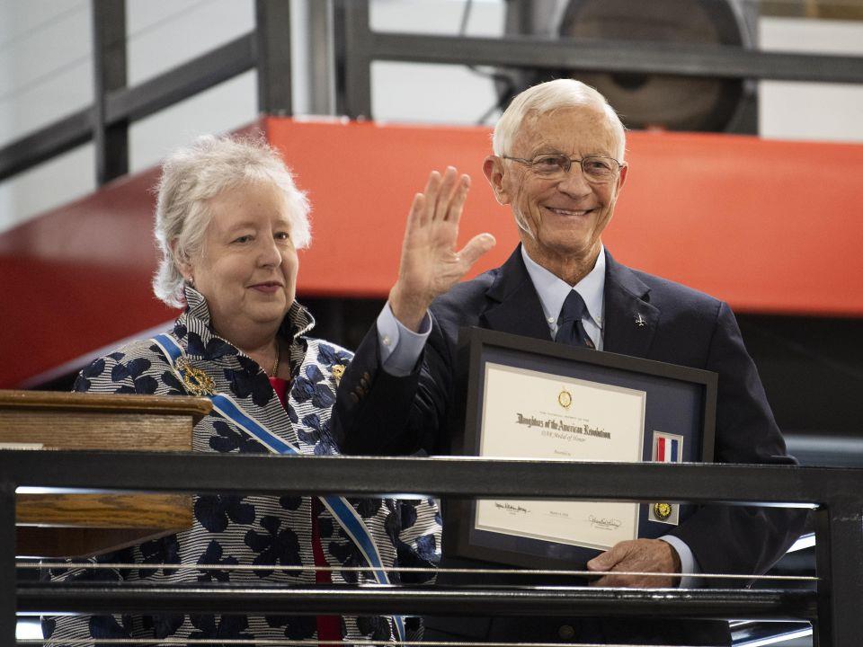 Cherry awarded with DAR Medal of Honor