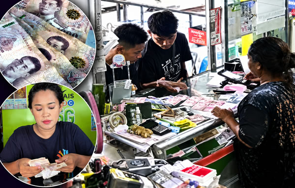 Chumphon shop owner thwarts fake cash transfer and seizes notes for police to pursue the bad guys