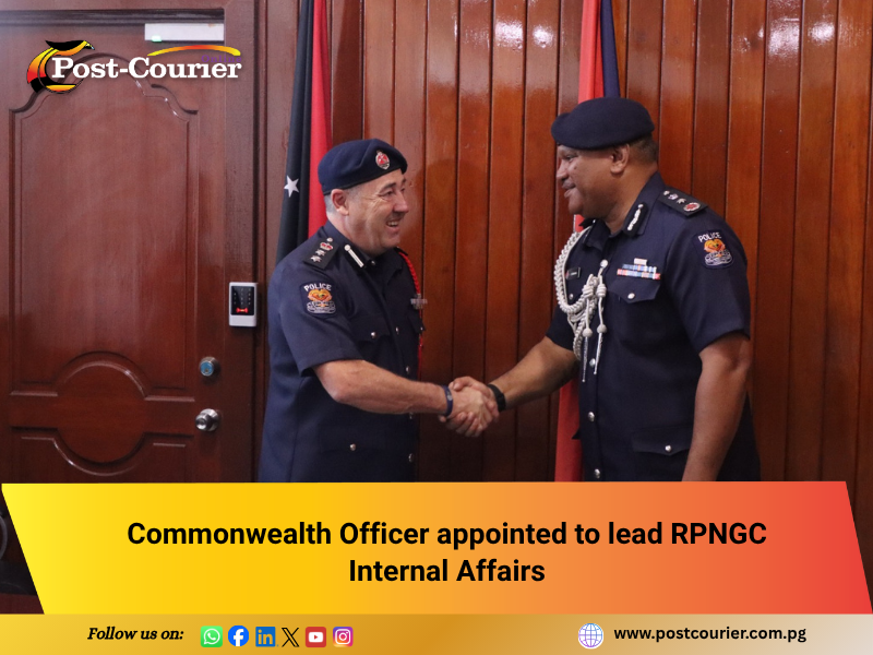 Commonwealth Officer appointed to lead RPNGC Internal Affairs