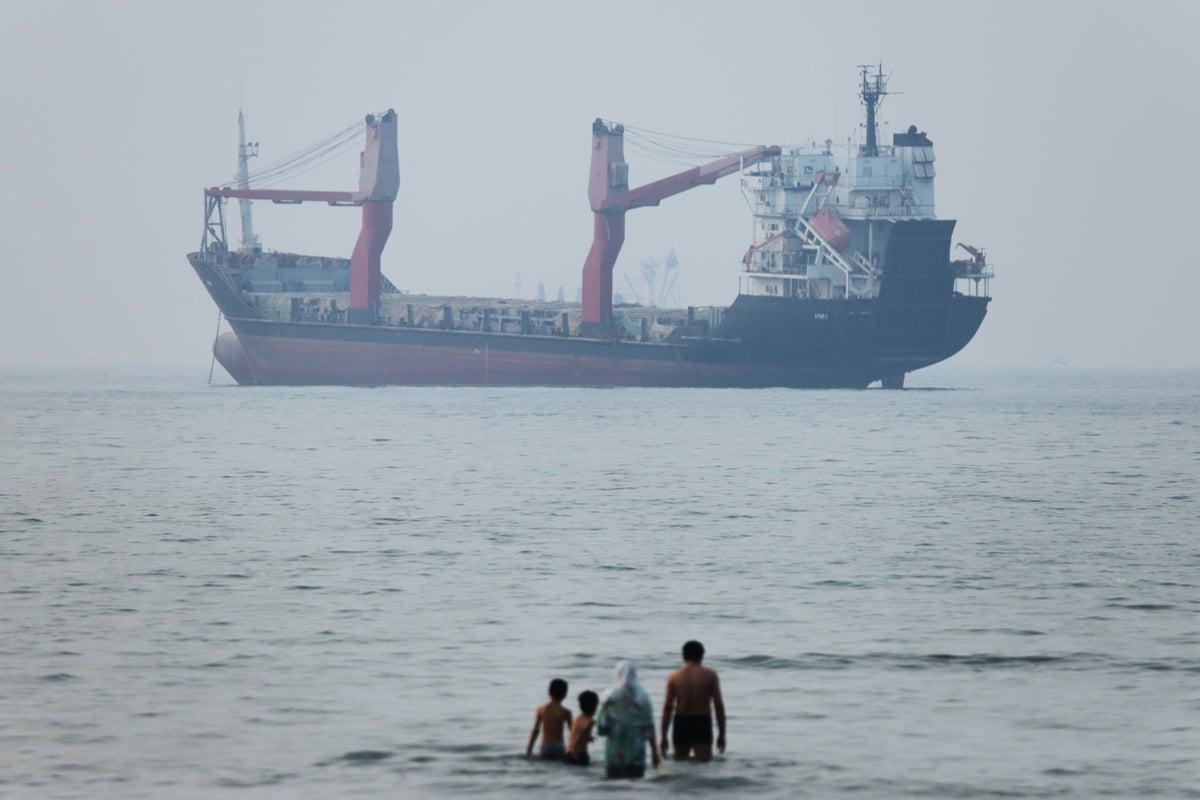 Container ship ‘runs aground in Strait of Hormuz’
