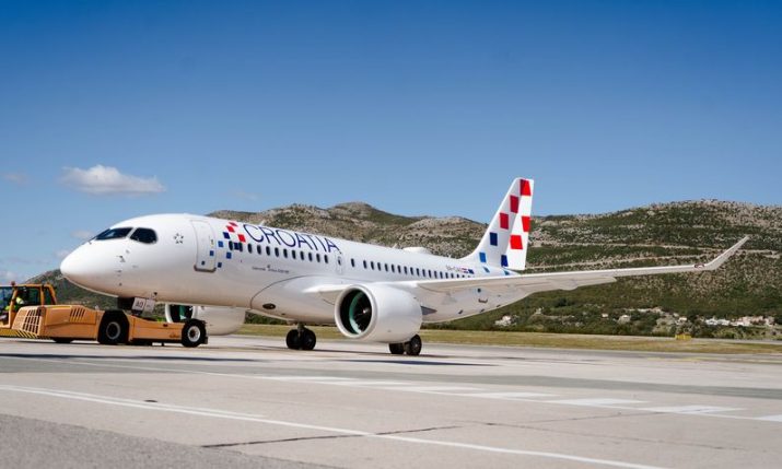 Croatia Airlines records best ever first half as passenger numbers near one million