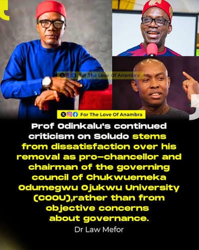 DISSECTING DR. MEFOR’S DIATRIBE AGAINST PROF. ODINKALU’S CRITICISM OF GOVERNOR SOLUDO