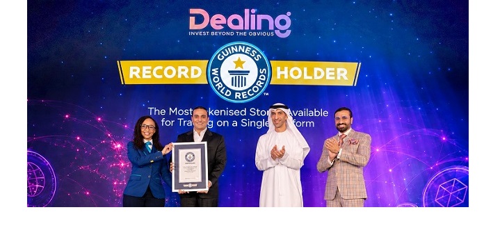 Dealing.com Breaks World Record with 24,000+ Tokenised Stocks