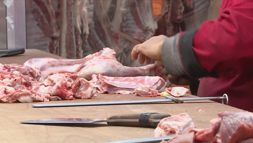 Decrease in local meat prices...