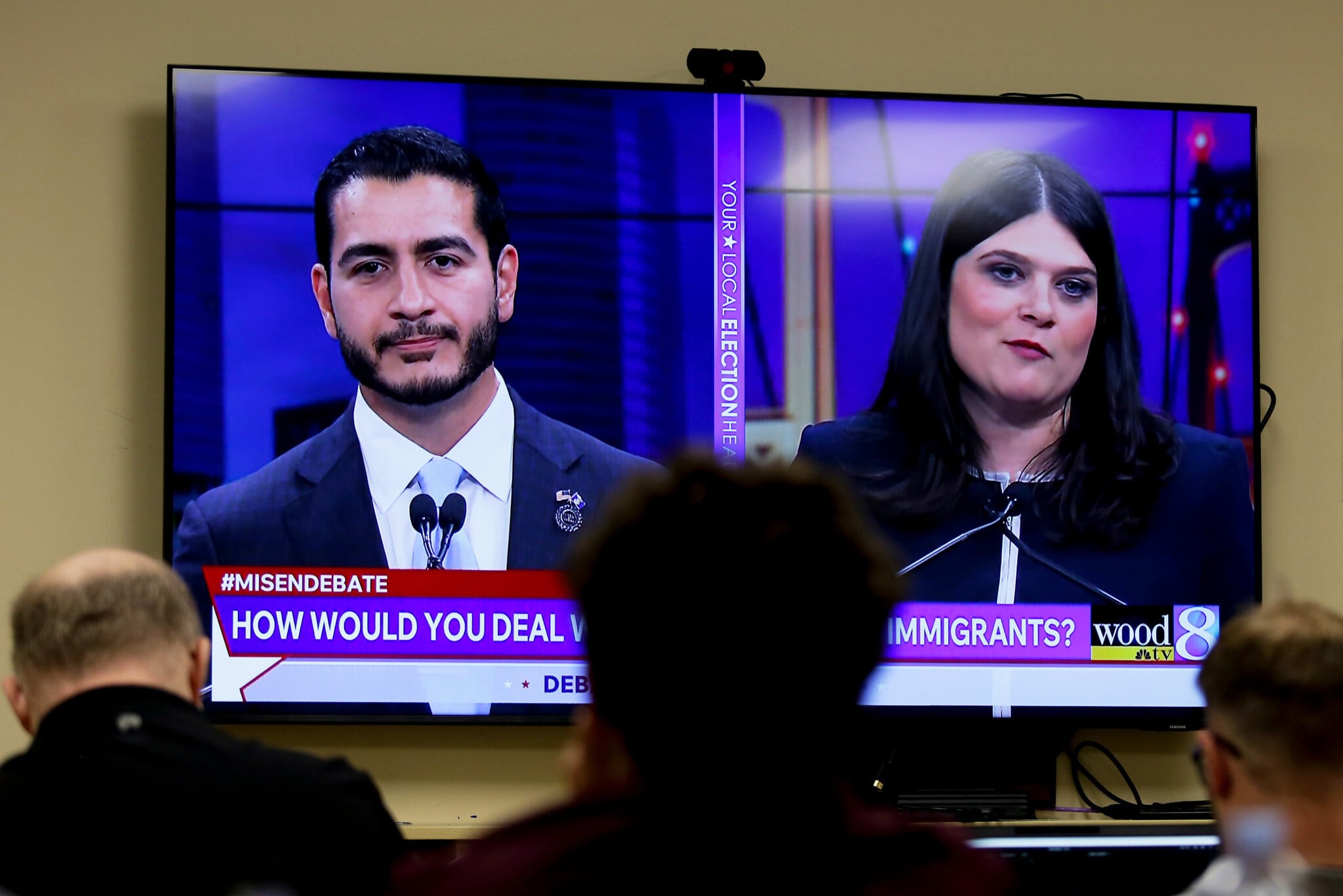 Democratic Senate candidate in Michigan accuses anti-Israel rival of scapegoating Jews