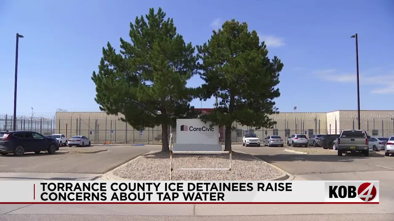 Detainees at Torrance County ICE facility raise concerns over tap and shower water
