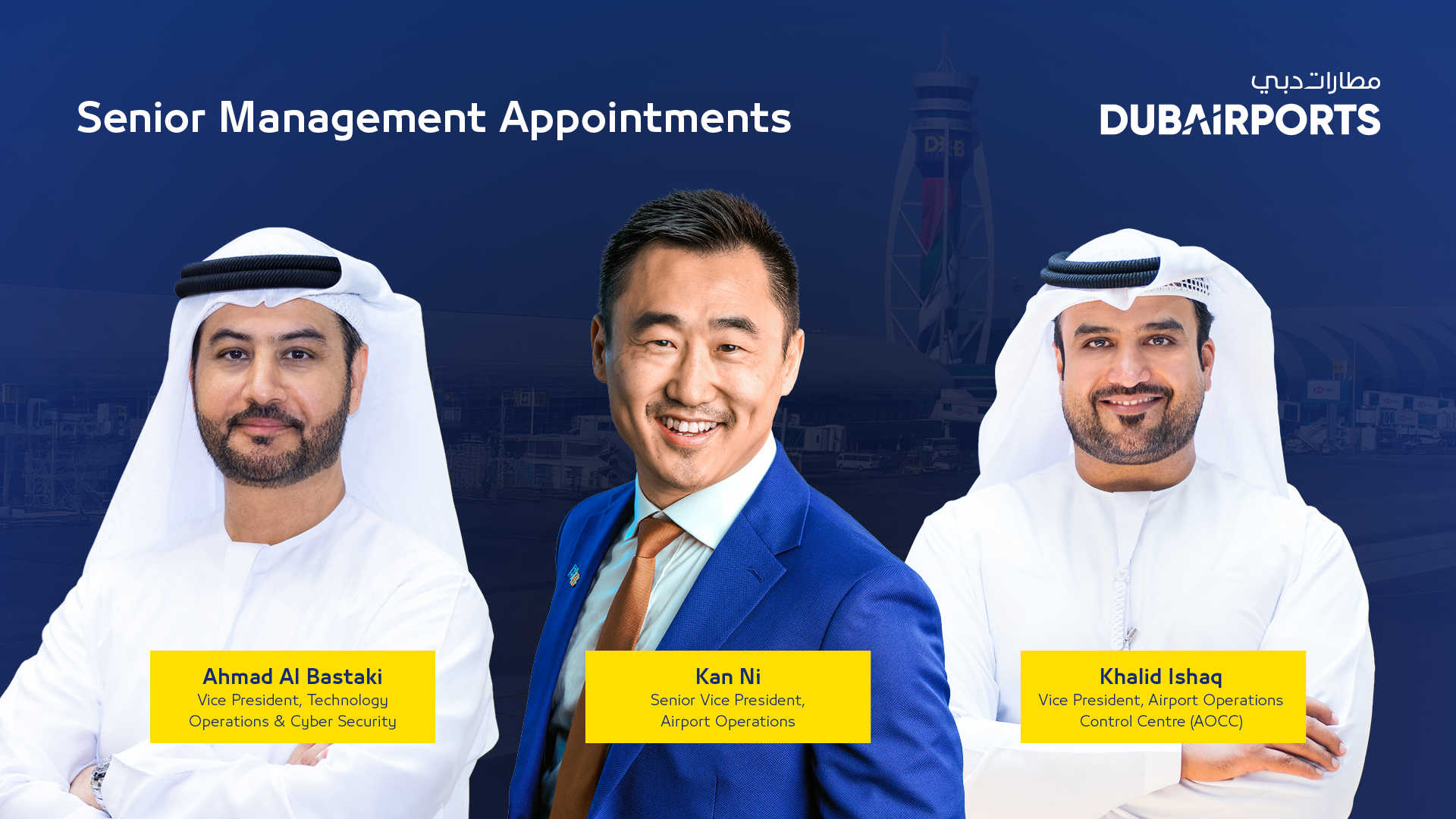 Dubai Airports Expands Leadership Team for Future Growth