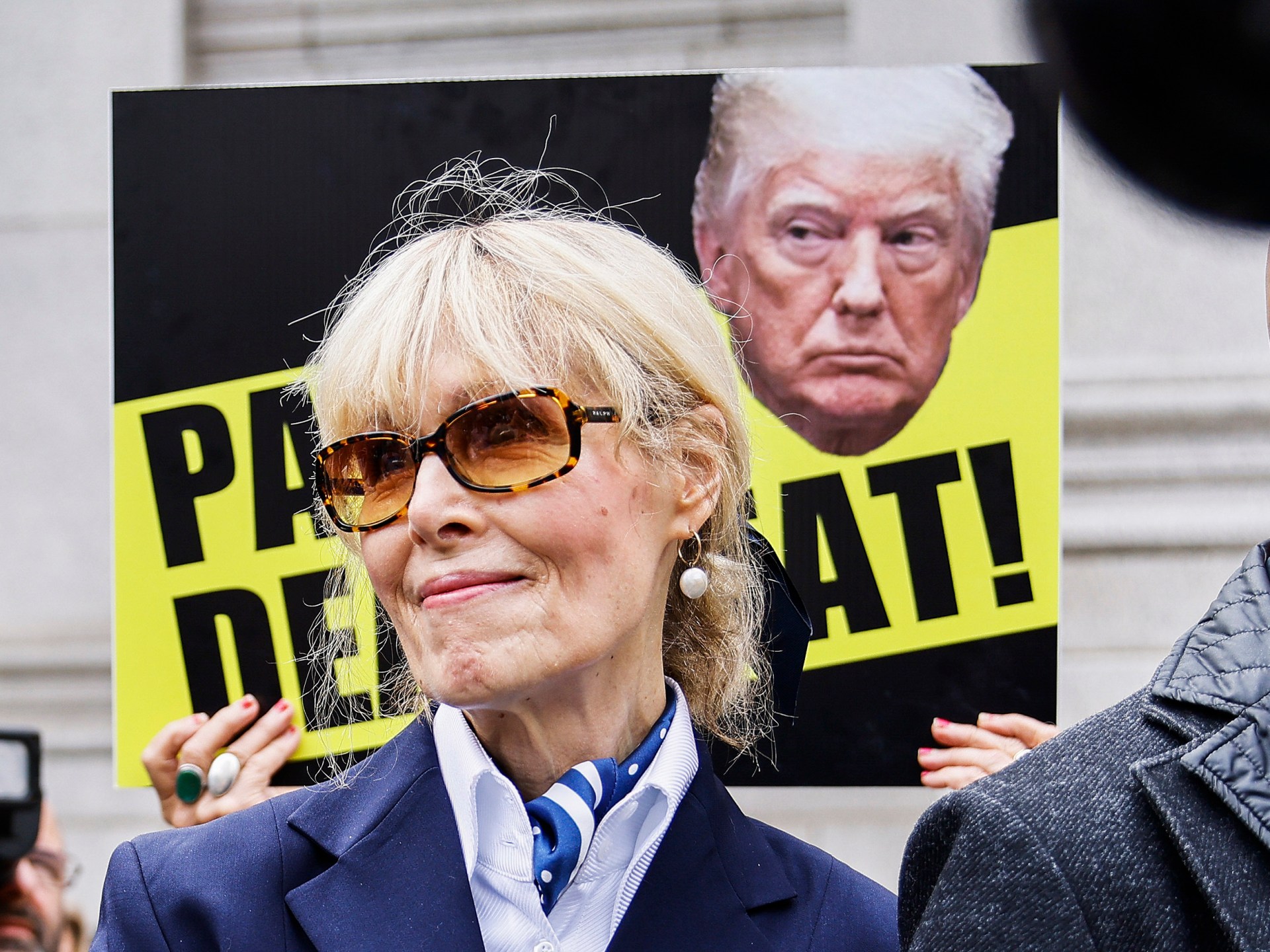 E Jean Carroll demands Donald Trump pay $5.8m in damages from 2019 case | Donald Trump News