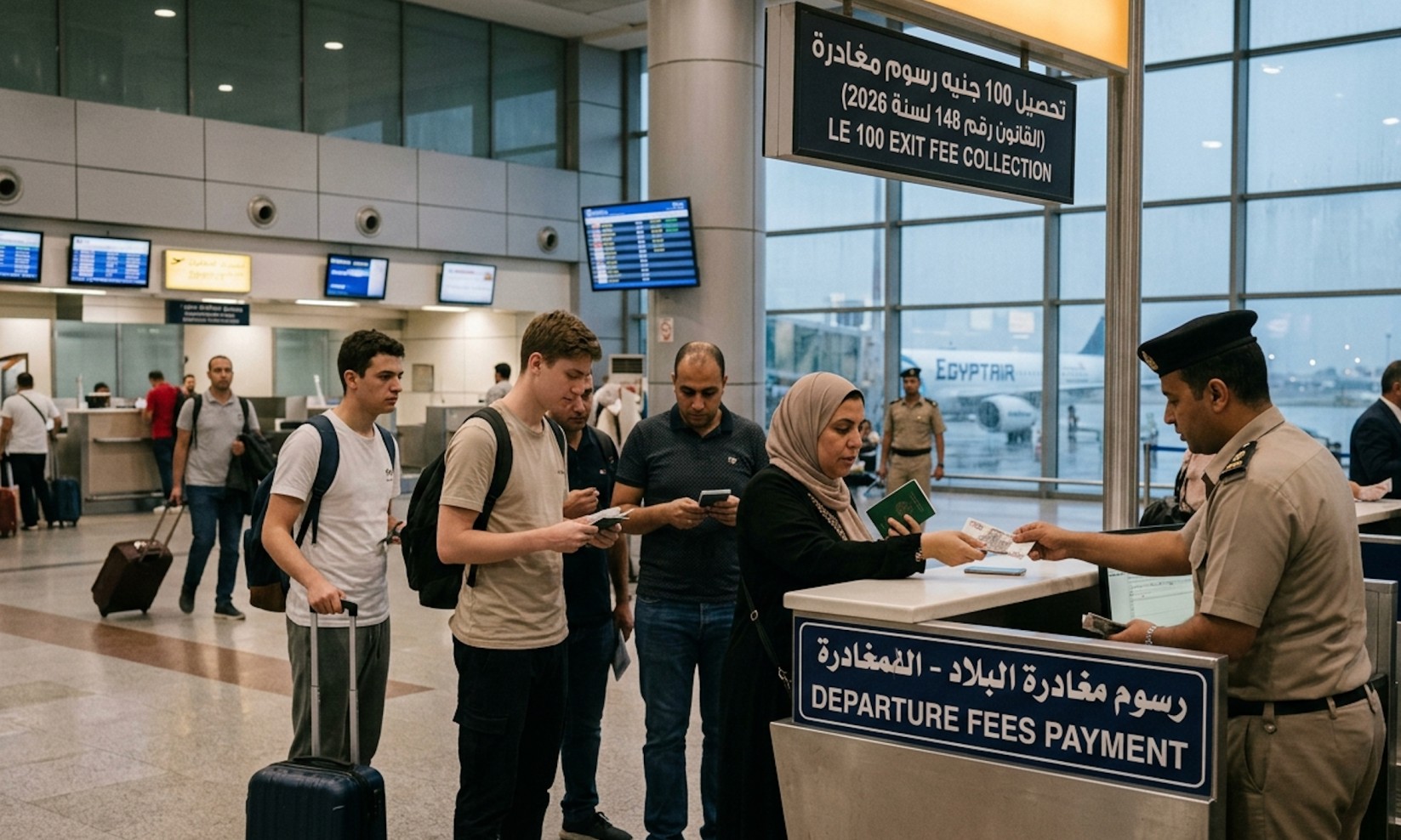 Egypt imposes departure fees on travelers