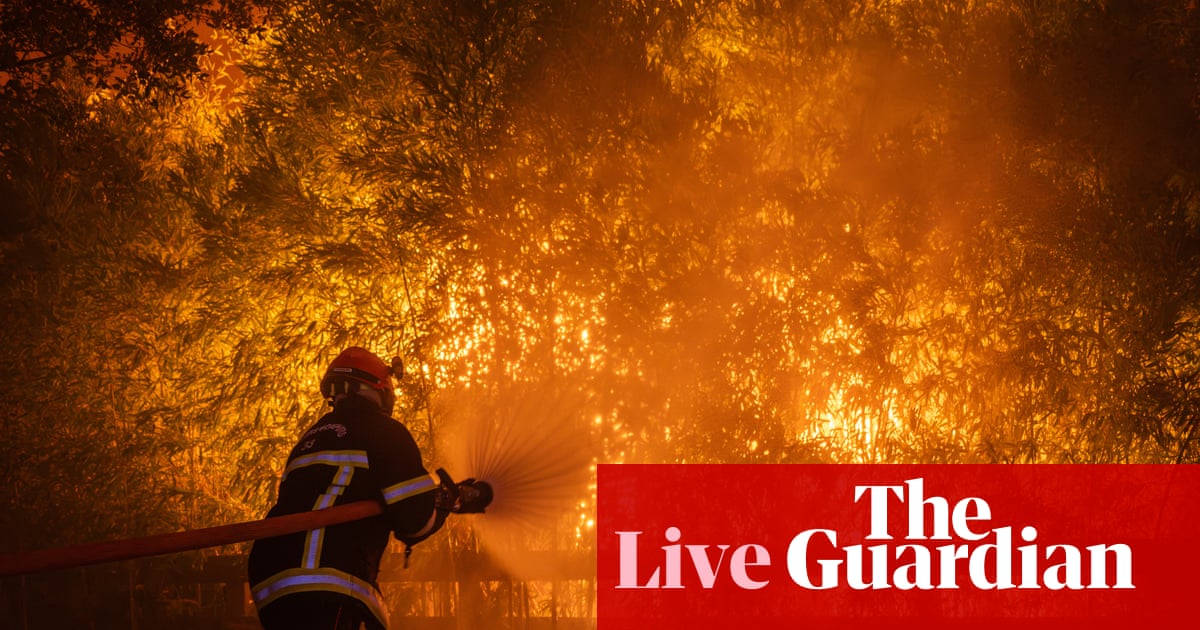 Europe wildfires: ‘Difficult hours lie ahead’ in battle to contain fires, says Pedro Sanchez as more than 300,000 flee homes in France and Spain | Wildfires