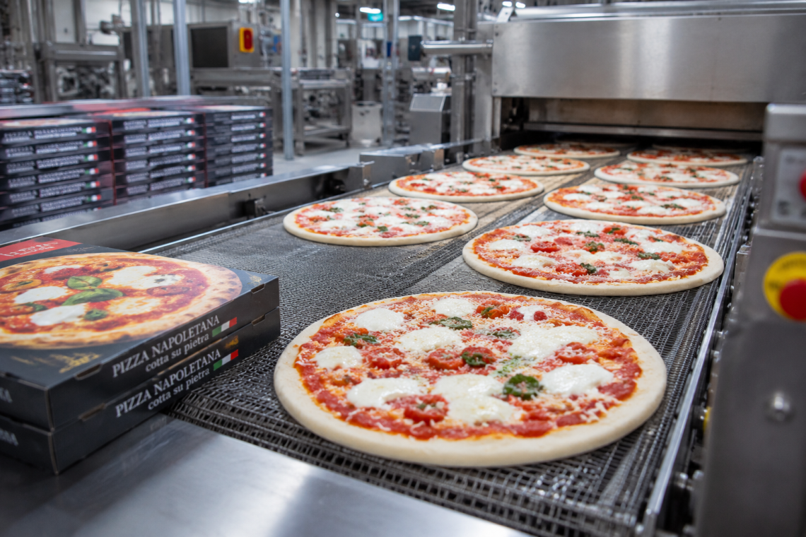 Europe's biggest 'handcrafted' pizza factory is run by 18 people and a lot of liquid nitrogen