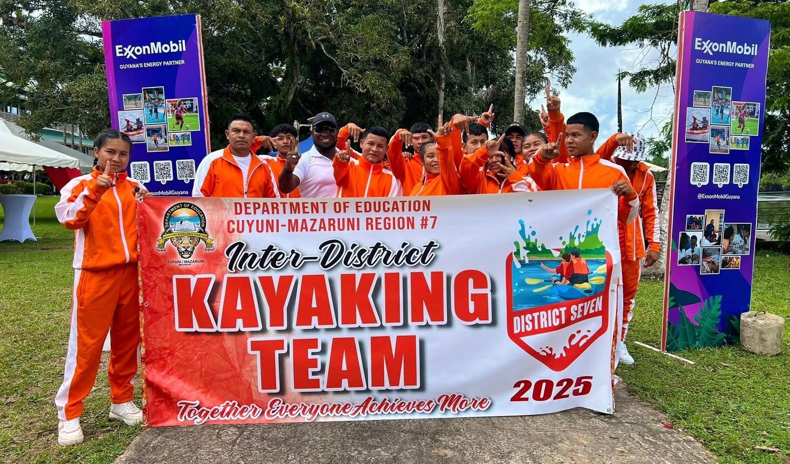 ExxonMobil Guyana National Schools Kayaking: District 7 (Upper Mazaruni) seeking to successfully defend nationals title come Sunday