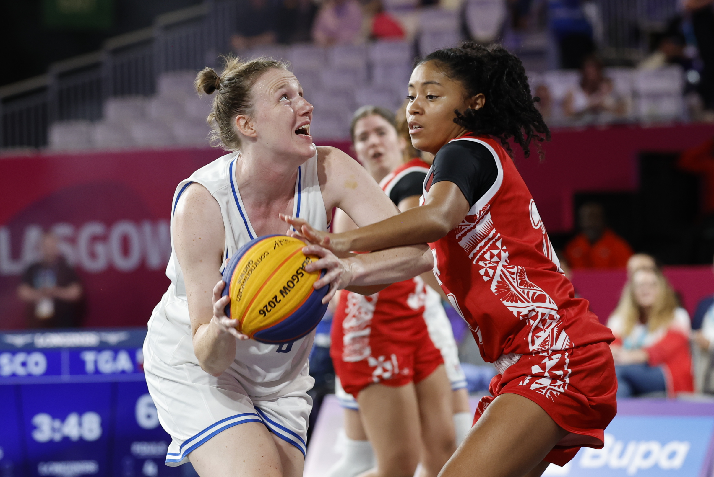 Finau sisters inspire Tonga to memorable 3x3 basketball victory over Scotland