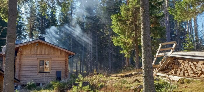 Finnish smoke sauna