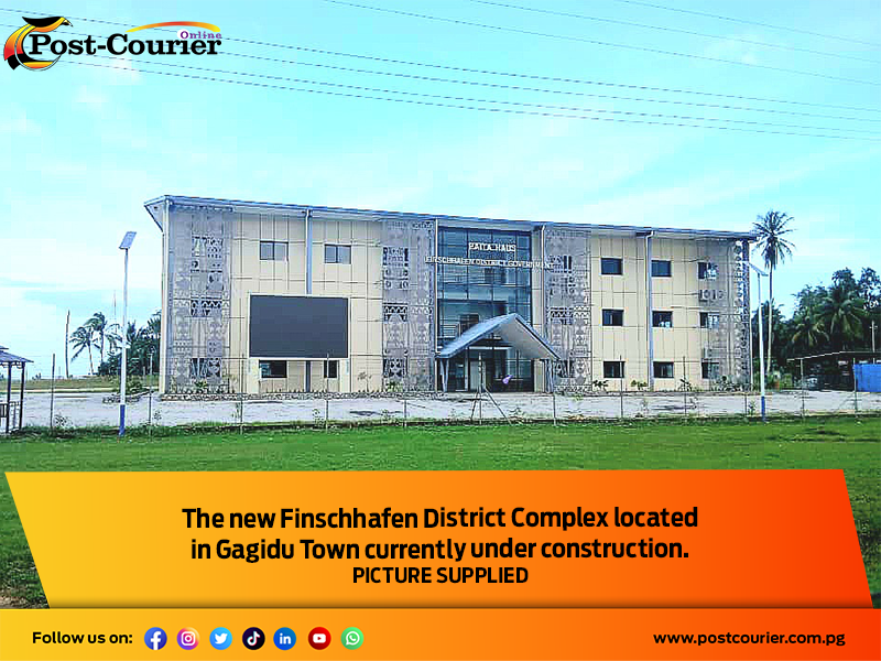 Finschhafen District Complex construction progressing