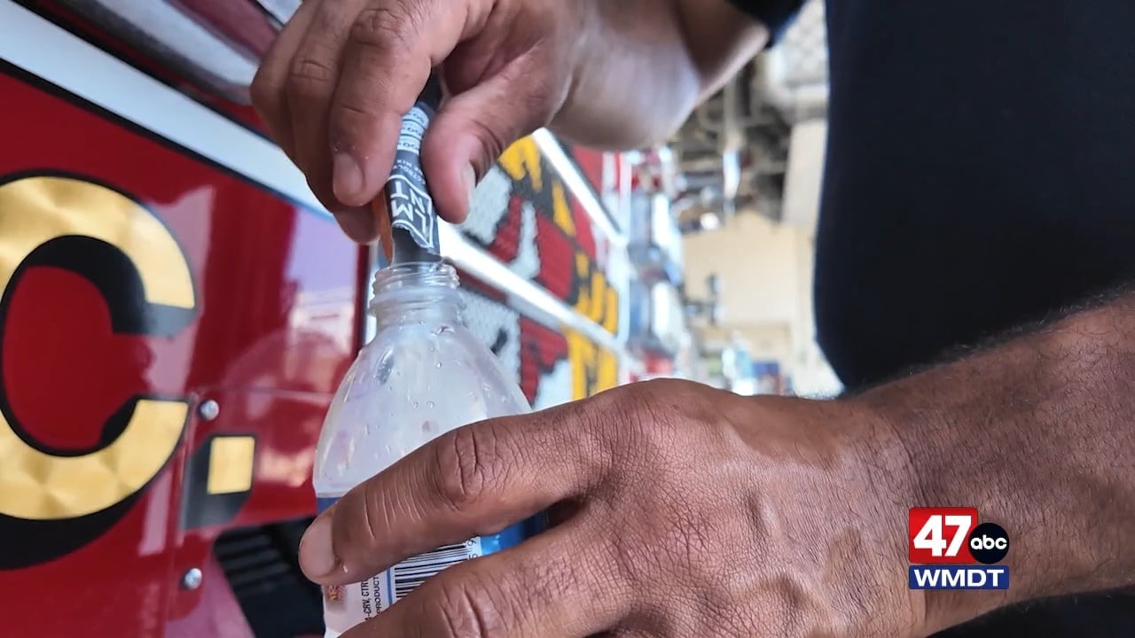 Fire fighters on heat wave safety during Fourth of July weekend