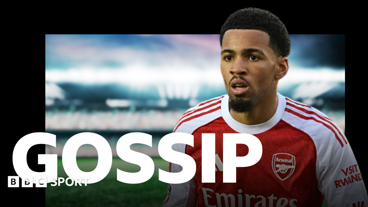Liam Delap, wearing a blue Chelsea shirt, looking to his left, with the word 'gossip' in white capital letters at the bottom of the graphic
