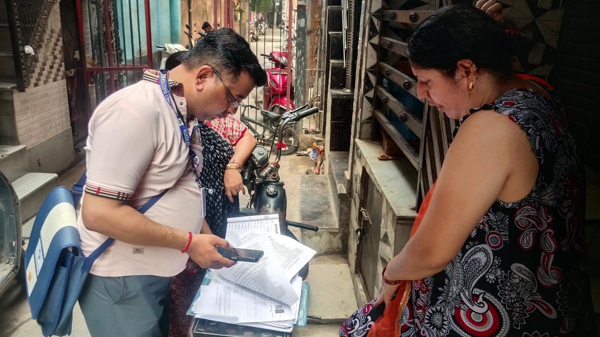 Form used in rehearsal for second phase of Census has an ‘open column’ to record caste
