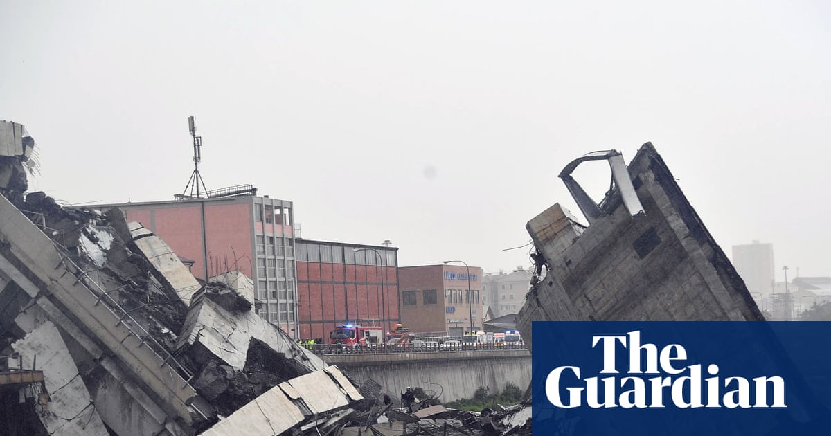 Former boss of Italian motorways sentenced to 12 years over Genoa bridge tragedy | Genoa bridge collapse
