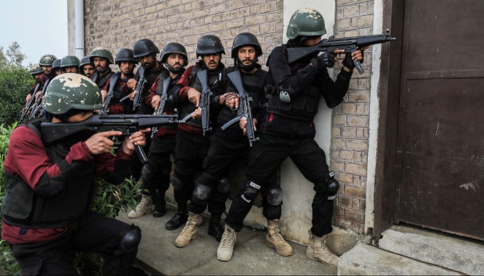 Four terrorists killed in Swat operation, Elite Force constable martyred