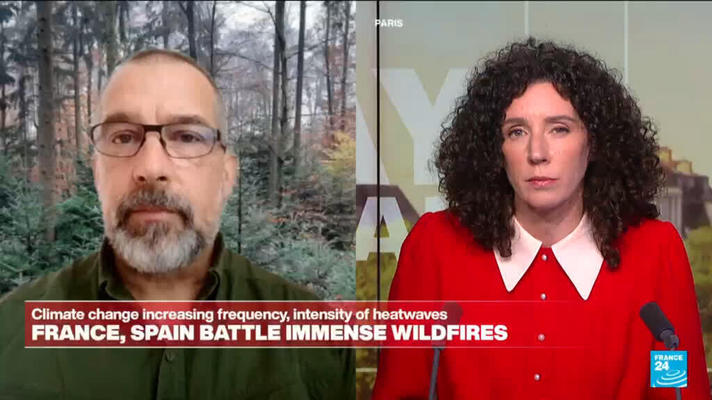 France, Spain wildfires: Climate change increasing frequency, intensity of extreme weather events