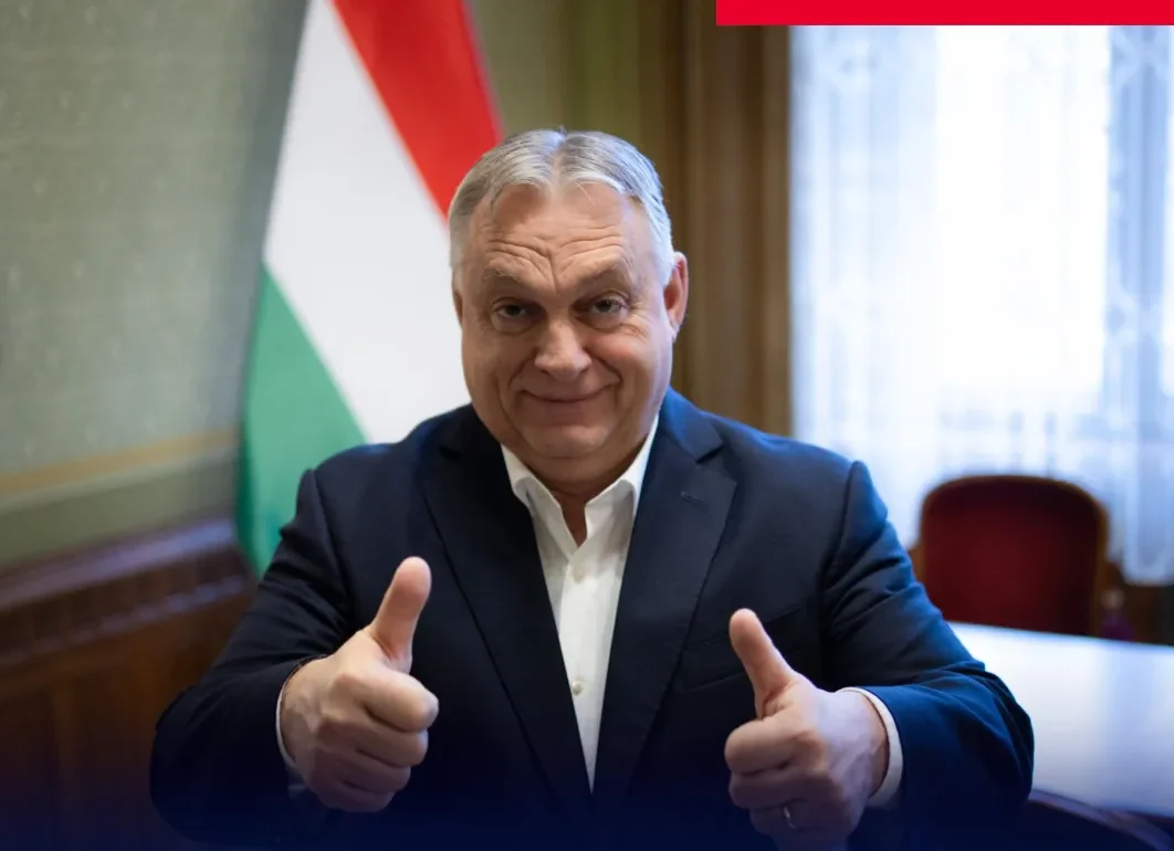 Hungarian PM Viktor Orbán historic borrowing thumbs up