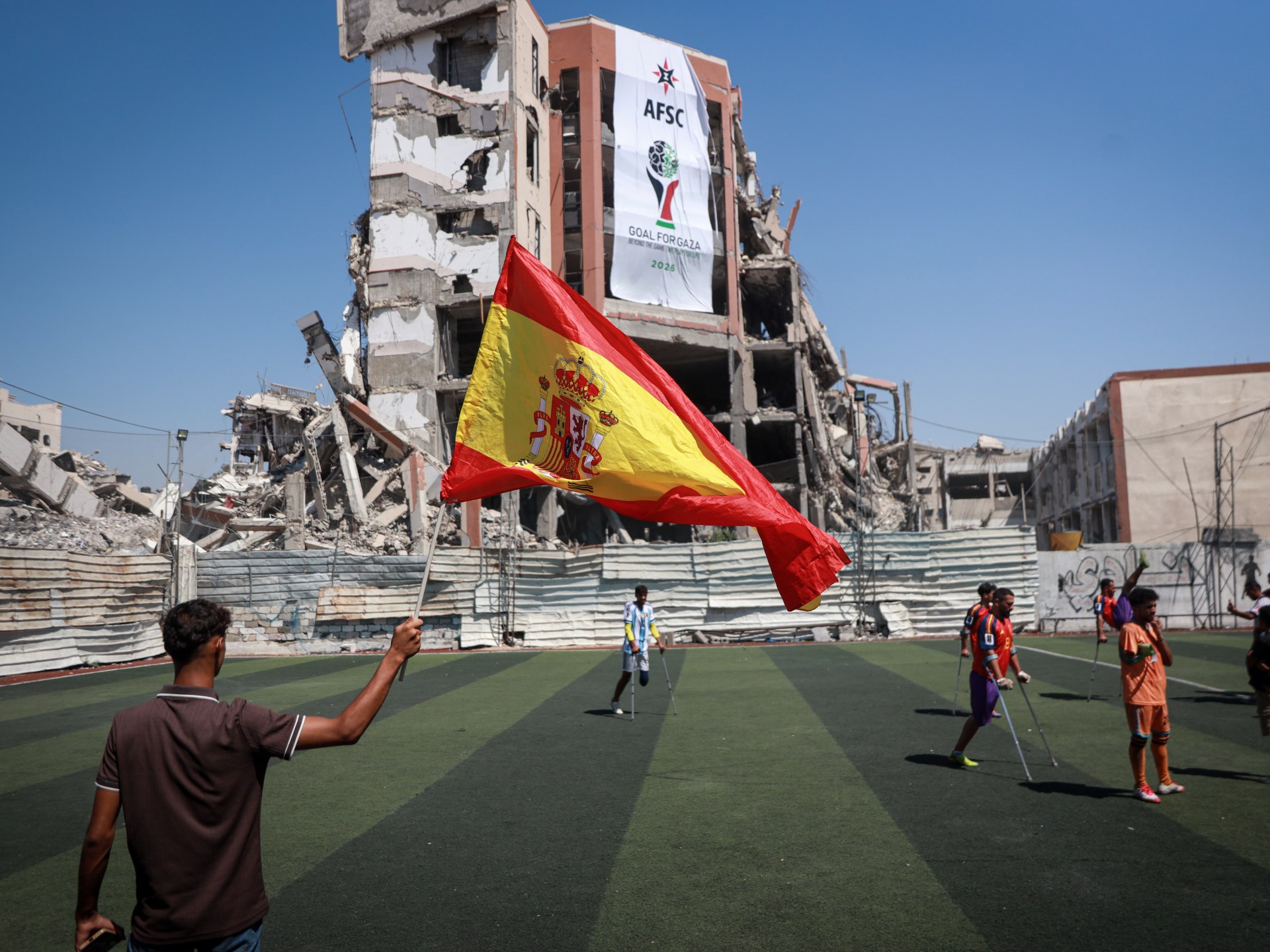 Gaza cheers for Spain as World Cup final anticipation mounts | World Cup 2026 News