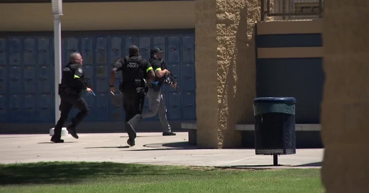 Glendale police train for active shooter scenarios at local high school