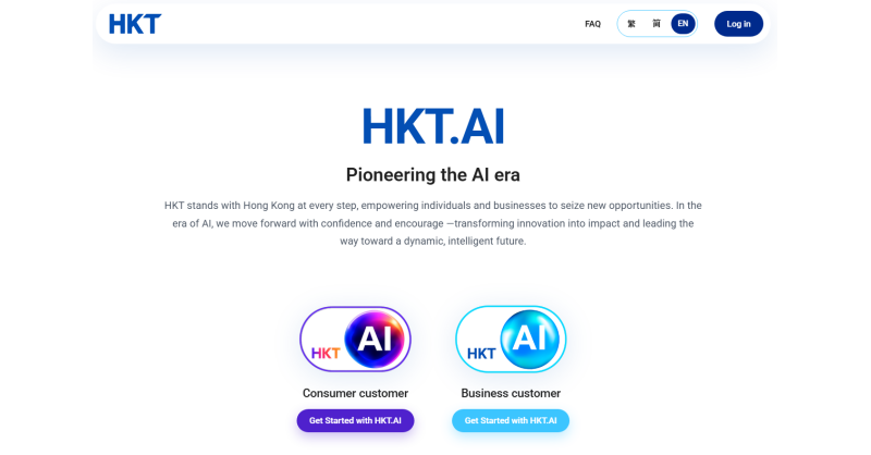 HKT unveils self-developed AI platform HKT.AI One-stop hub for global AI resources, advancing “AI for All” in Hong Kong