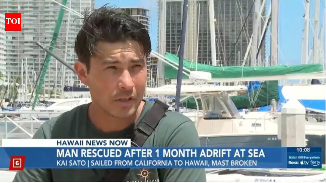 He ran out of water, but not luck: California man’s mast broke and phone died; after 30 days alone in the Pacific, a container ship found him 900 miles from Hawaii