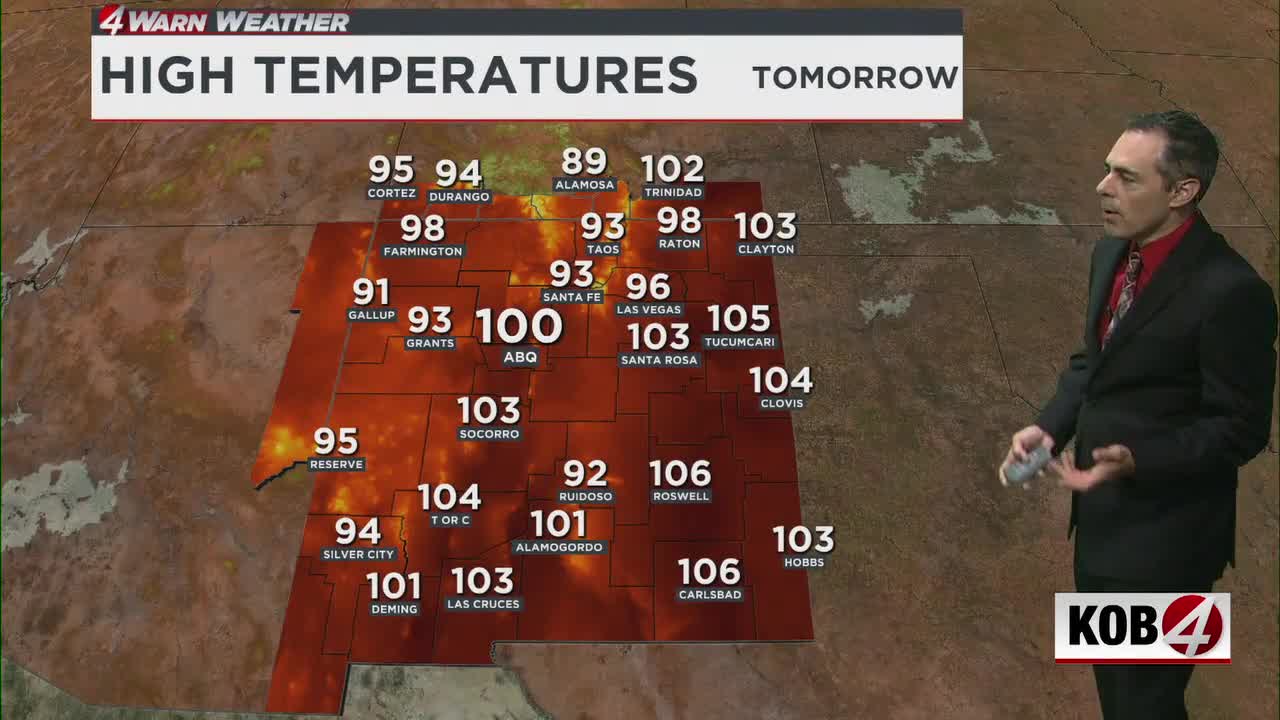 Heat wave continues across New Mexico