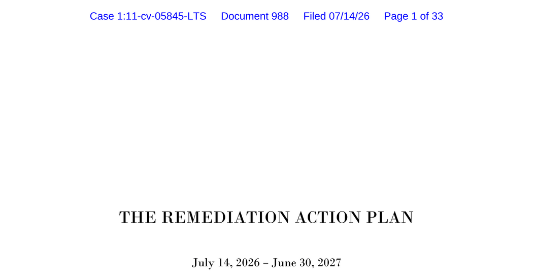 Here is the official plan to fix issues at Rikers Island