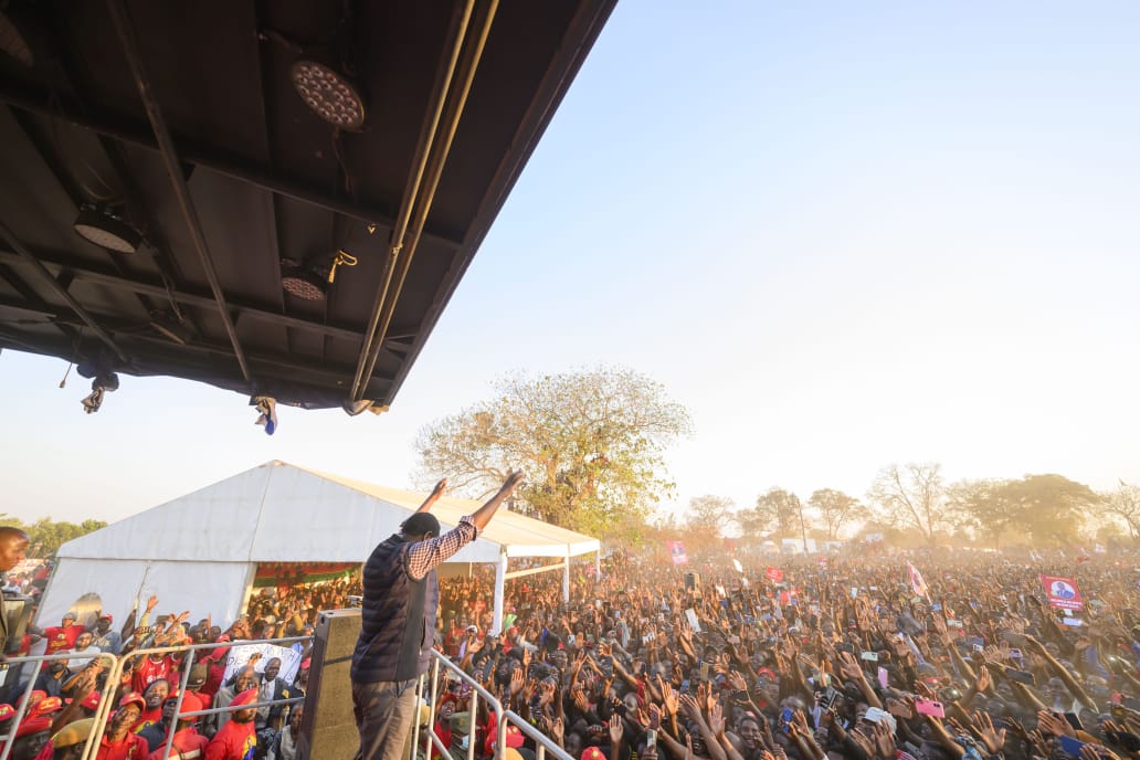 Hichilema assures Mumbwa of more development, urges UPND vote