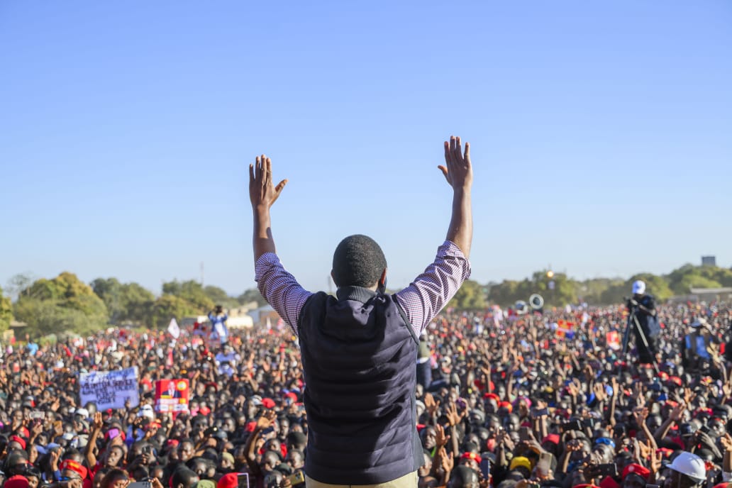 Hichilema tells Livingstone rally more infrastructure, jobs coming to tourist capital