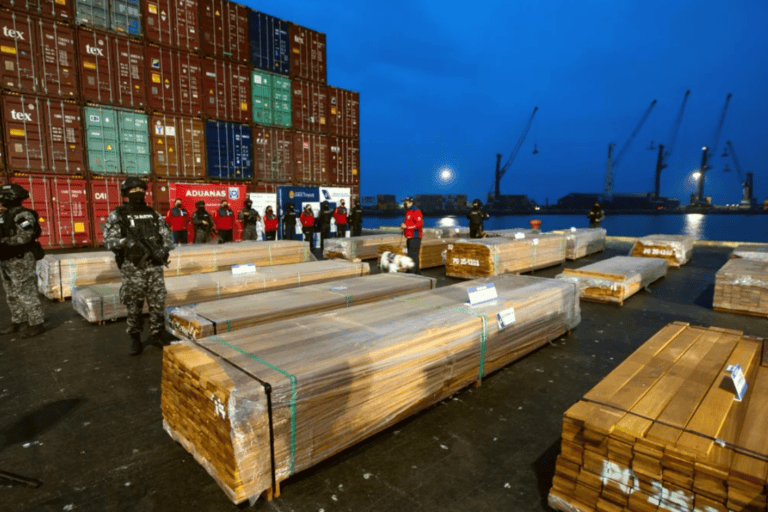 How narcos moved 108 tons of timber infused with drugs from Bolivia to Chile