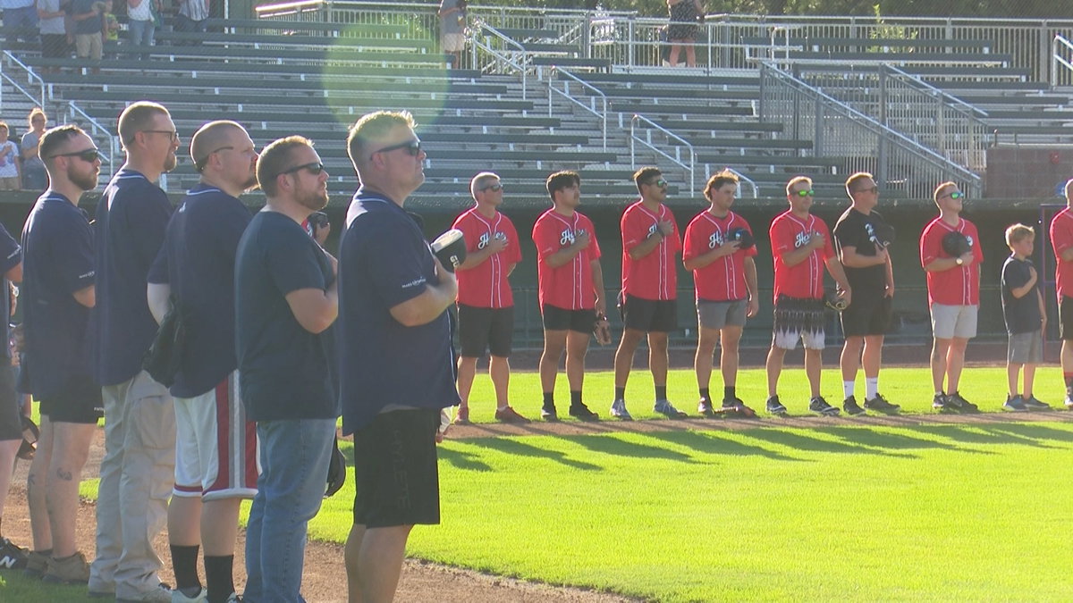 Idaho Falls firefighters beat deputies in 'Guns Versus Hoses' charity game, raise $11,800 for Make-A-Wish - LocalNews8.com