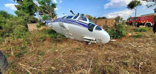 In Case You Missed It: Moment helicopter carrying VP Nalumango, 8 others crashed in Nakonde (Video)