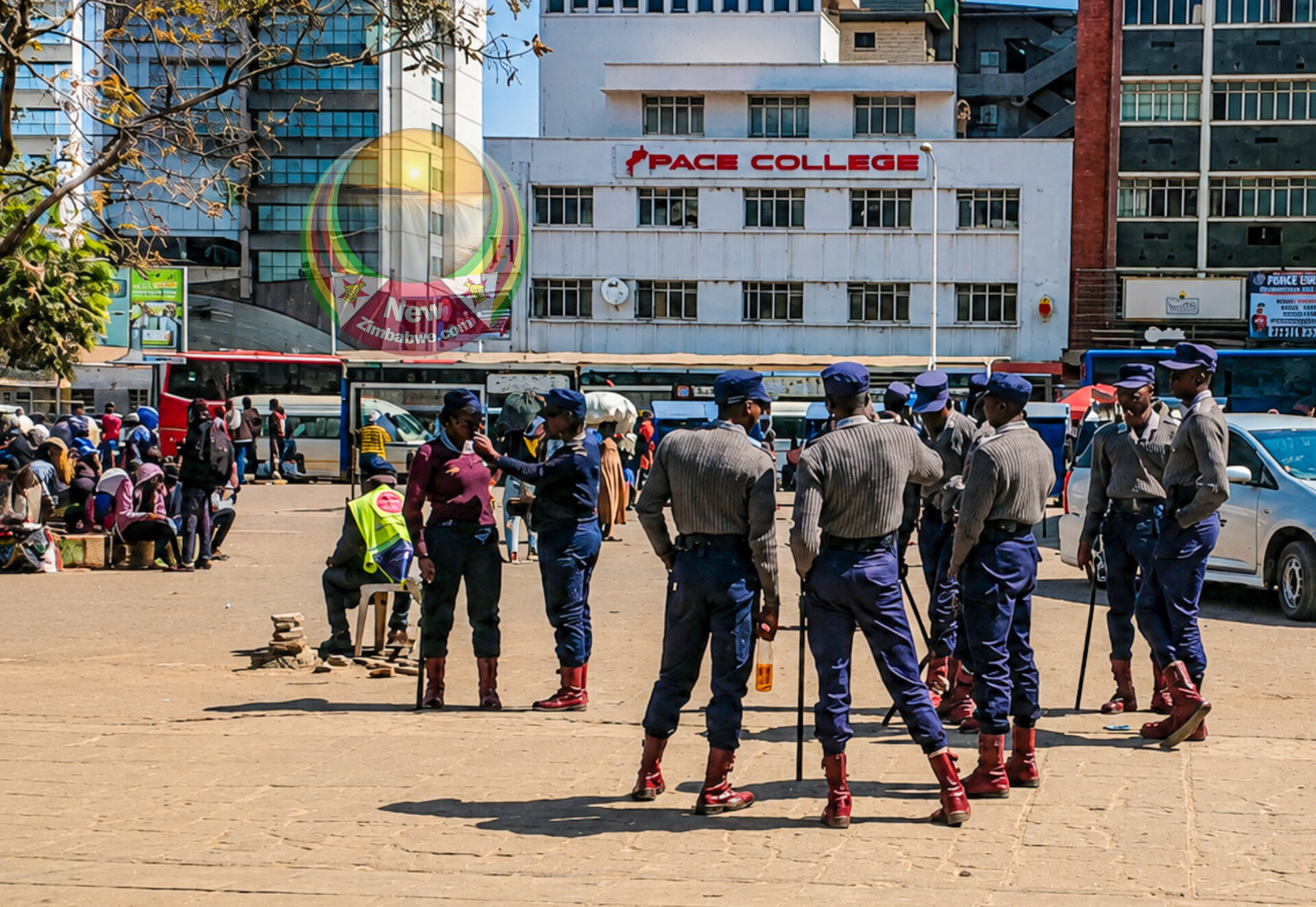 In Pictures: Harare CBD records low activity with heavy police presence as planned protests fail to take off
