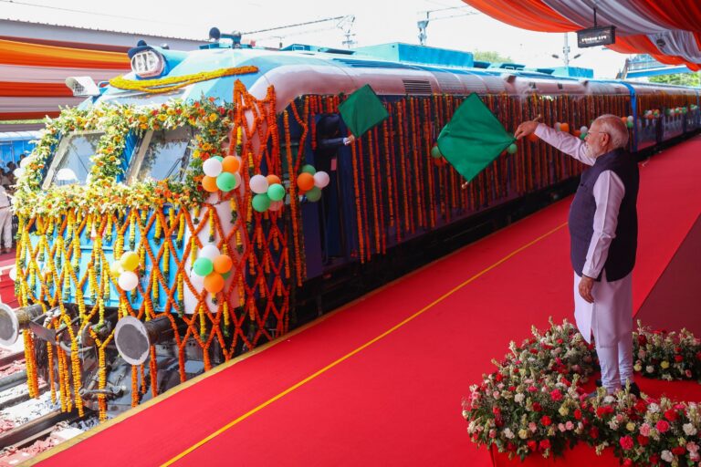 India launches first hydrogen-powered train built in the country to expand clean energy on railways