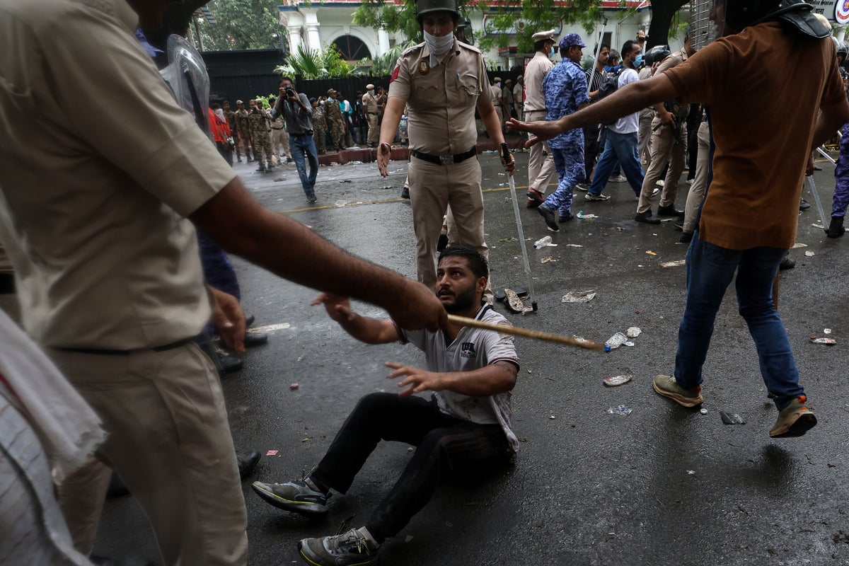 Indian police criticised for brutal crackdown on ‘cockroach’ protests as leader rules out further marches