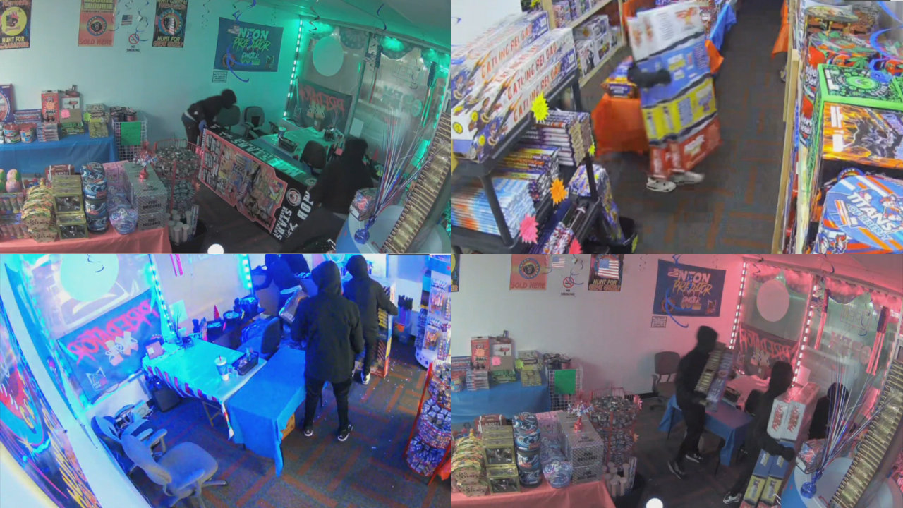 Indianapolis fireworks store hit by smash-and-grab - Indianapolis News | Indiana Weather | Indiana Traffic