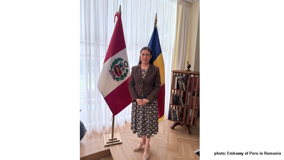 The Ambassador of Peru to Bucharest, H.E. Gloria Olivares (photo Embassy of Peru in Romania)