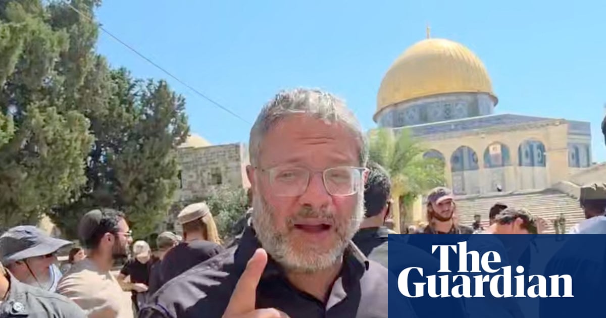 Israeli security minister joins Jewish extremists as they storm al-Aqsa mosque compound | Palestine