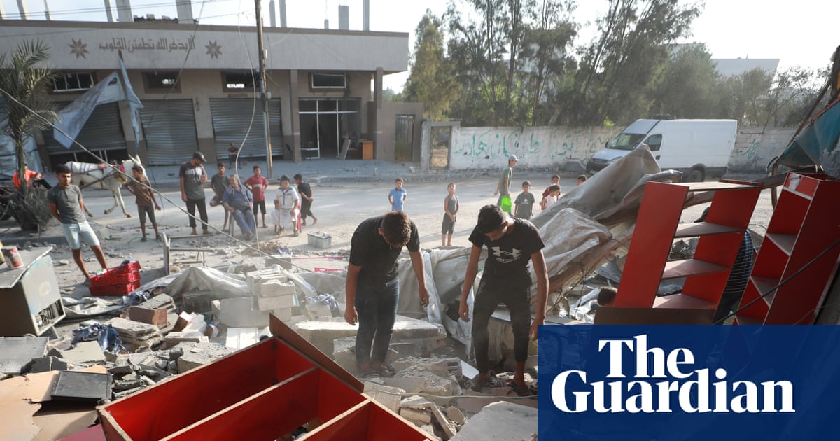 Israeli strike on Gaza funeral killed at least seven people, hospital says | Gaza