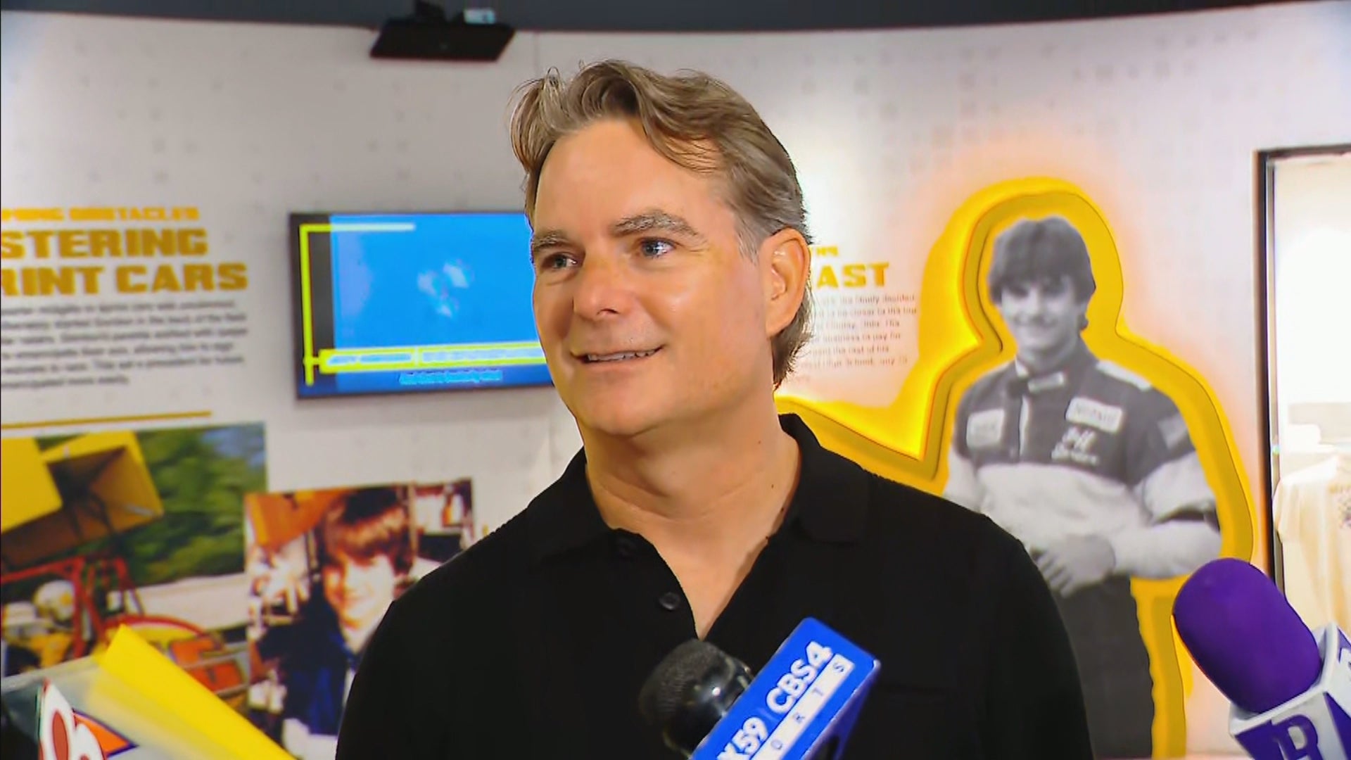 Jeff Gordon visits his IMS Museum exhibit ahead of Sunday's Brickyard 400 - Indianapolis News | Indiana Weather | Indiana Traffic