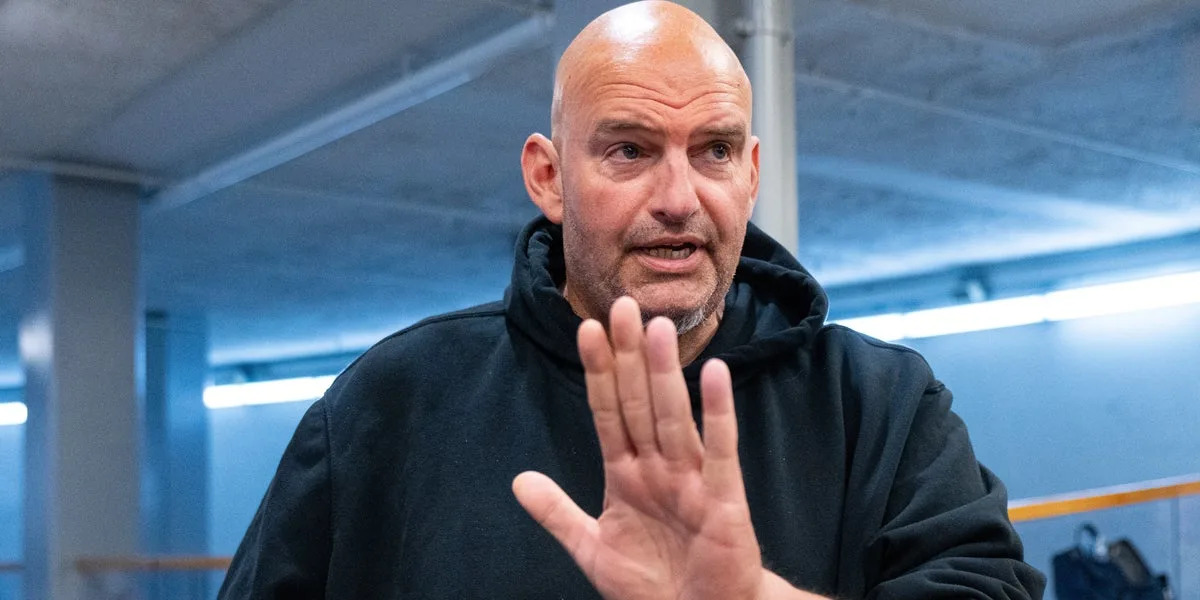 John Fetterman Threatens To Leave Democratic Party Over Israel